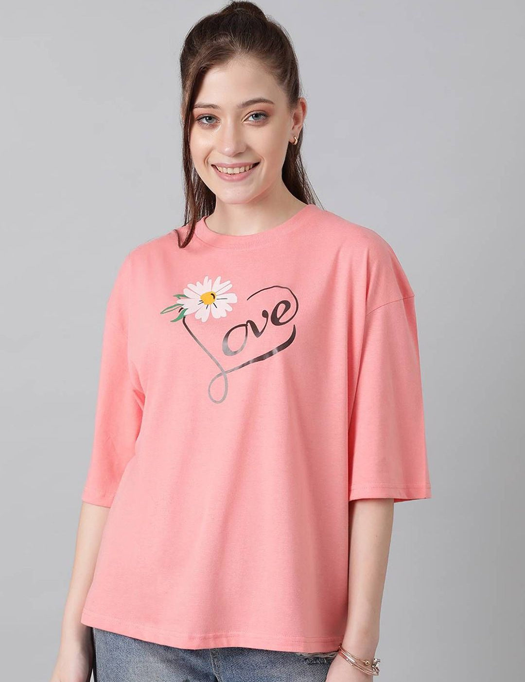 Kotty Women Comfort Floral Printed Cotton Casual Shirt