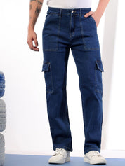 Kotty Men Comfort Regular Fit Mid-Rise Stretchable Cotton Jeans