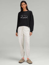 Kotty Women Typography Printed Round Neck Long Sleeves Sweatshirt
