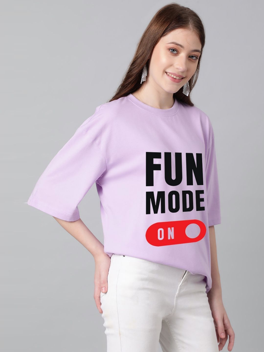 Kotty Women Typography Printed T-shirt