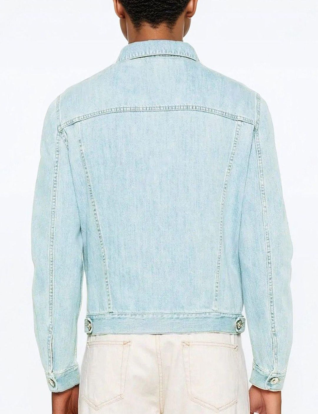 Kotty Men Solid Denim Jacket