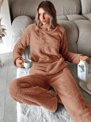 Kotty Round Neck Long Sleeves T-shirt With Pyjamas