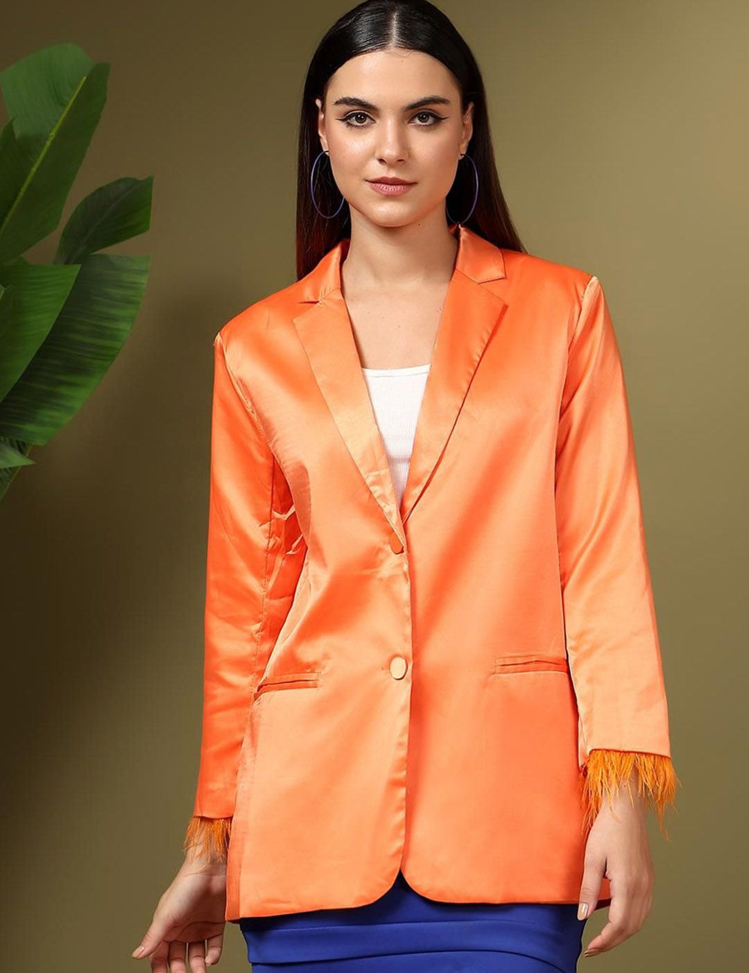 Kotty Notched Lapel Single Breasted Blazer