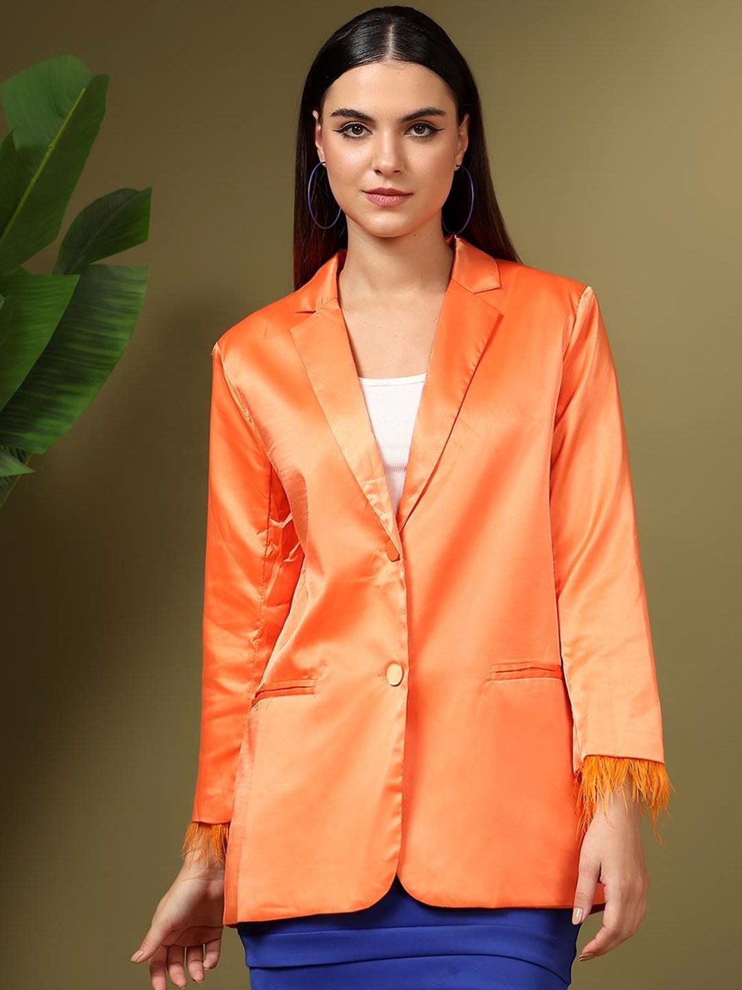 Kotty Notched Lapel Single Breasted Blazer