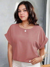 KOTTY Roll-Up Sleeves Top