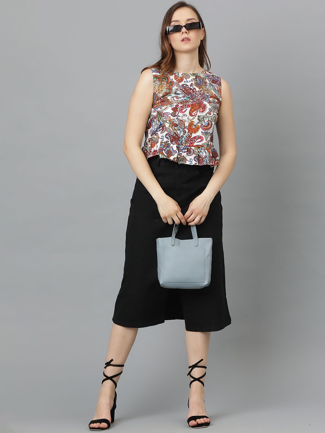 Kotty Floral Print Crepe Top