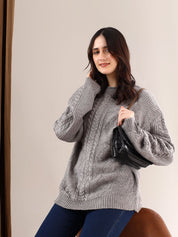 Kotty Women Cable Knit Pullover
