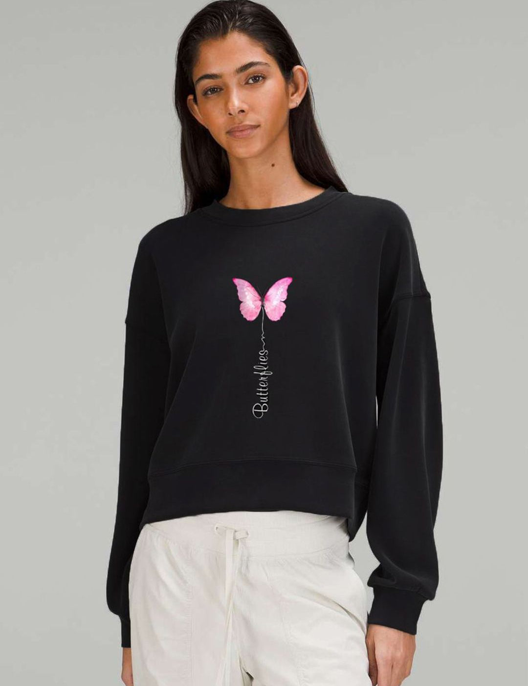 Kotty Women Graphic Printed Full Sleeve Sweatshirt