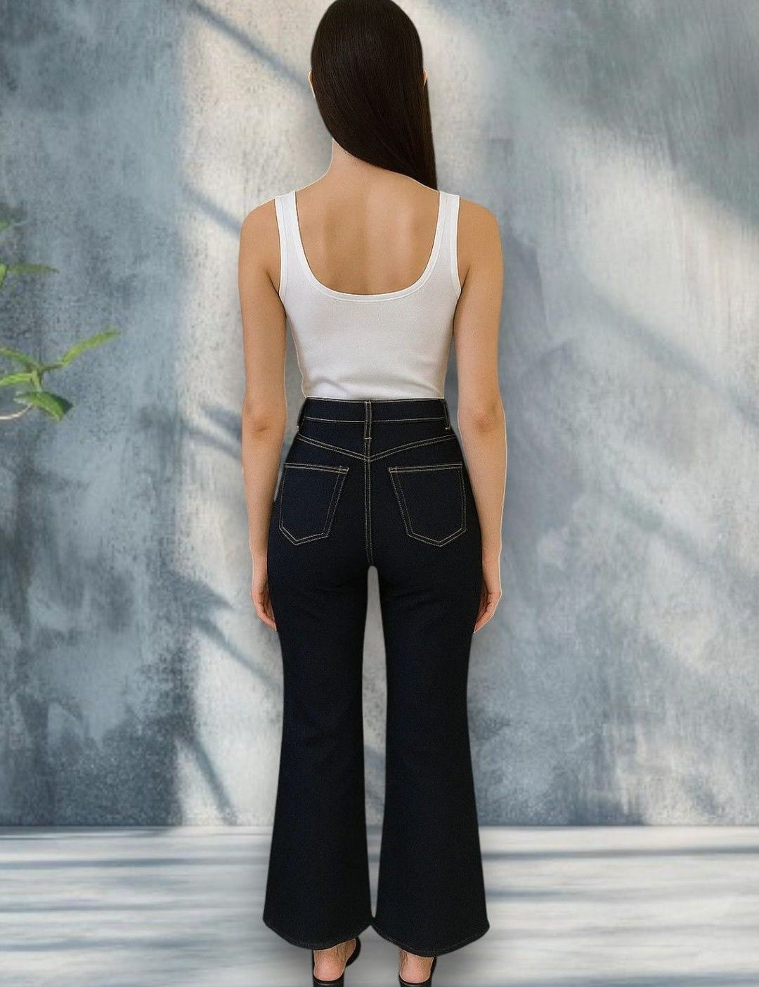 Kotty Women Regular Fit High-Rise Stretchable Boot-Cut Jeans