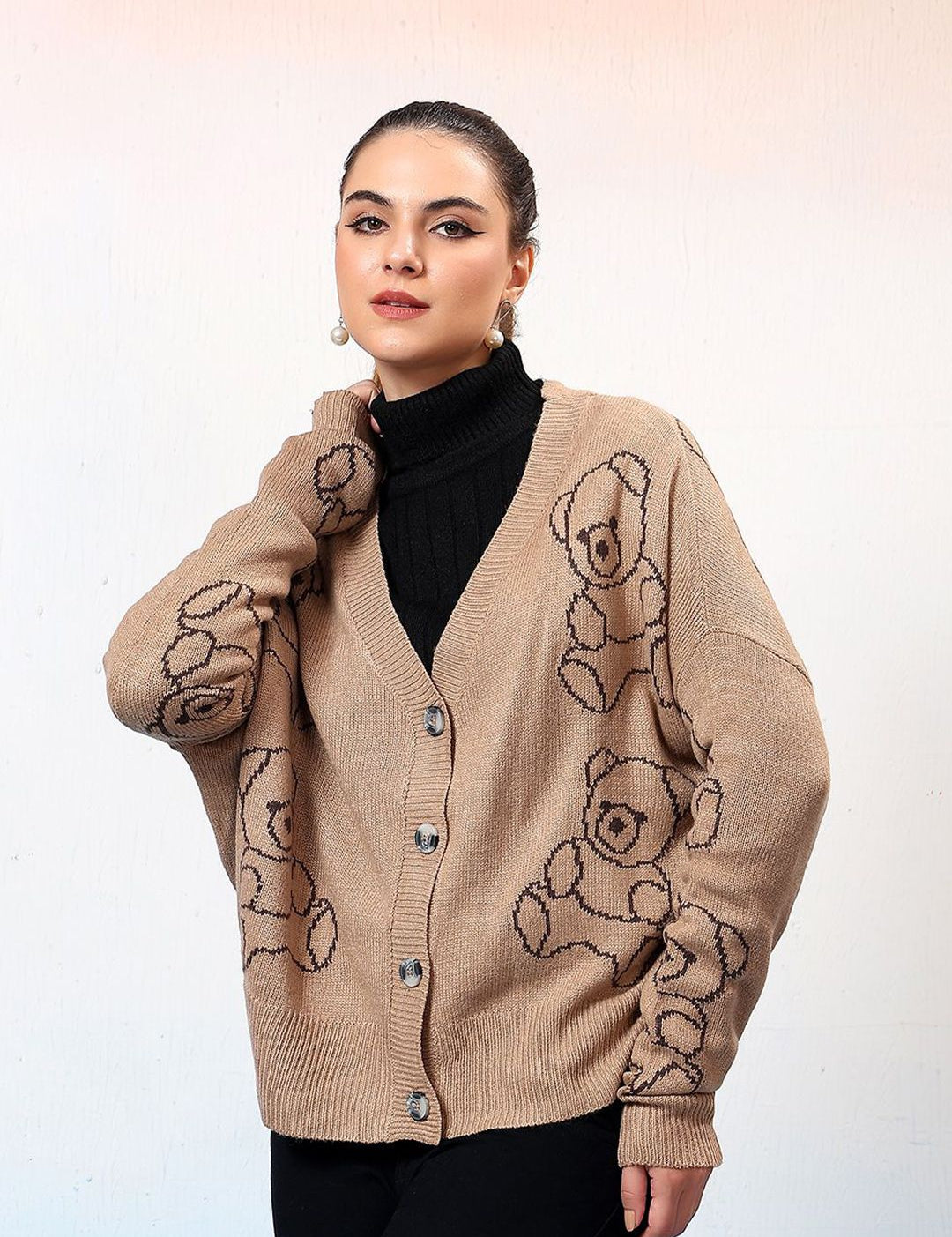 Kotty Women Printed Cardigan