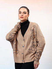 Kotty Women Printed Cardigan