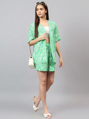 Kotty Printed Shirt & Shorts Co-Ord