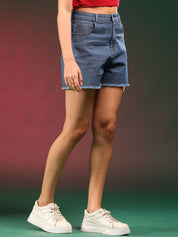Kotty Women High-Rise Denim Shorts