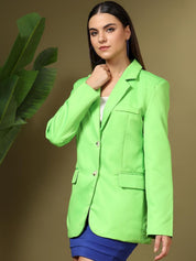 Kotty Notched Lapel Single Breasted Blazer
