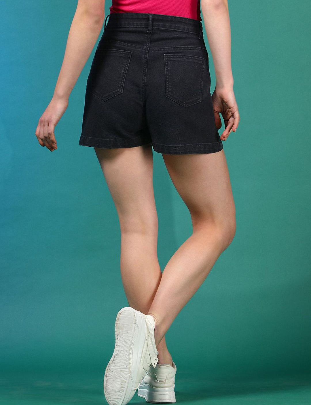 Kotty Women High-Rise Denim Shorts