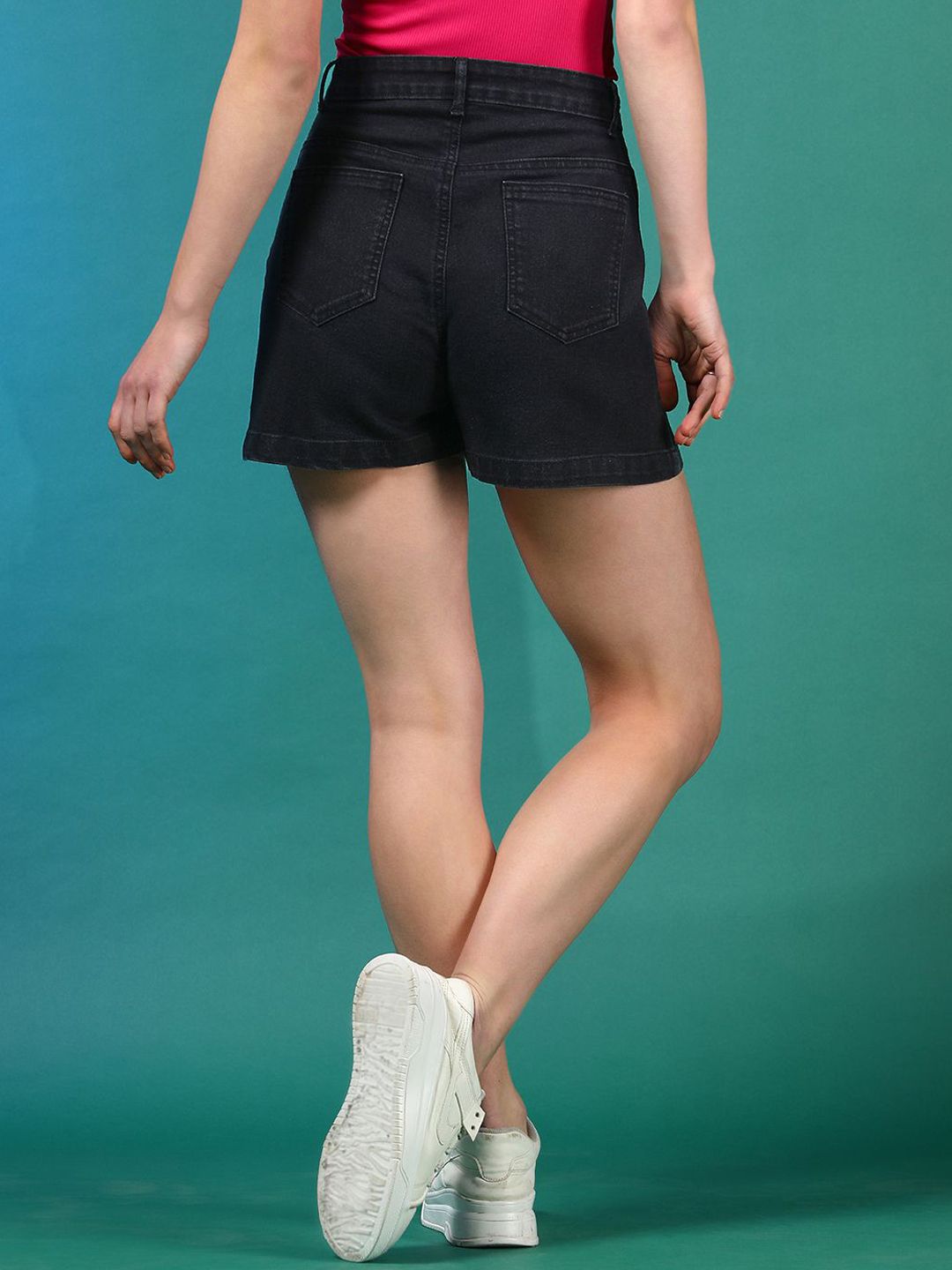 Kotty Women High-Rise Denim Shorts