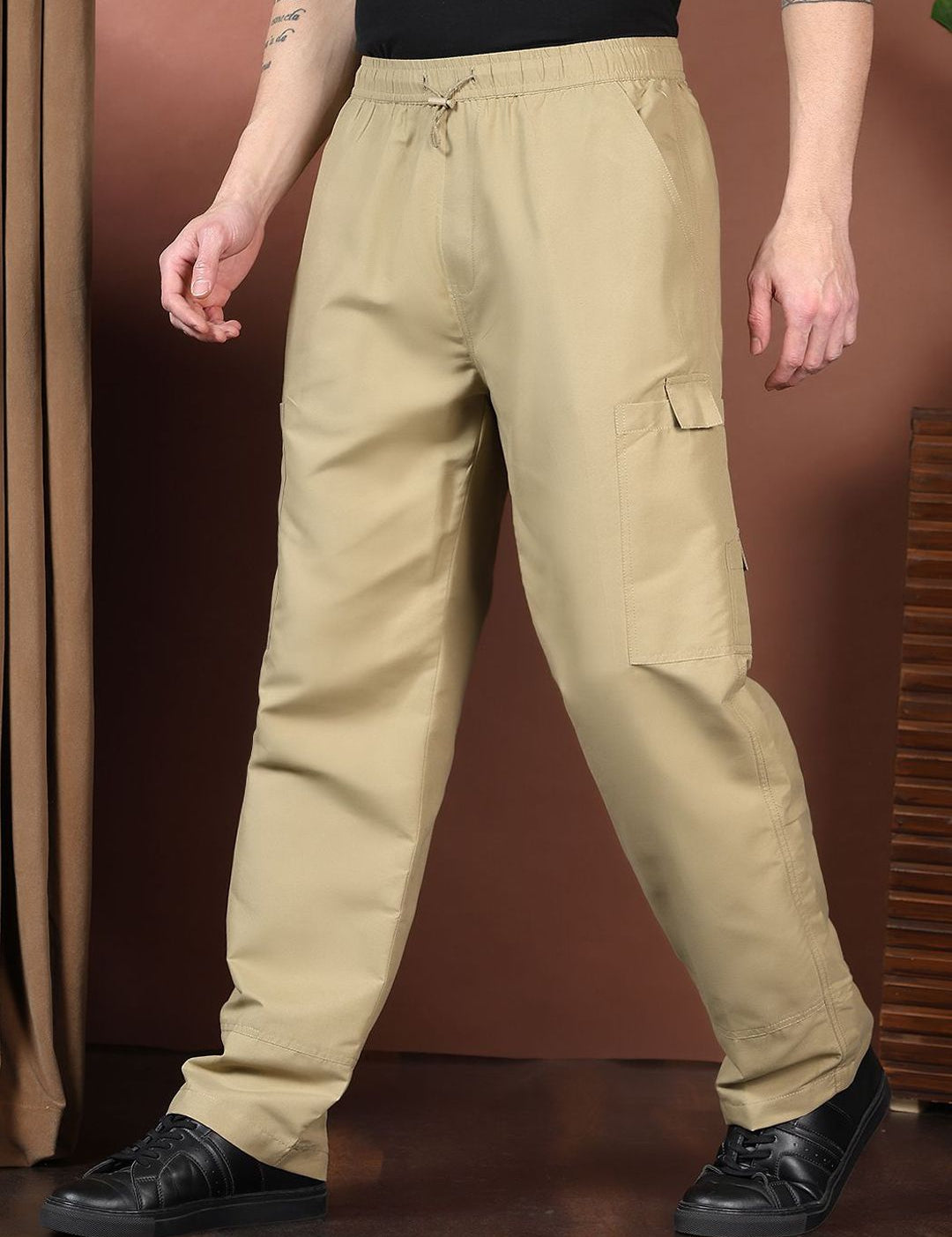 Kotty Men Relaxed Easy Wash Cargos Trousers
