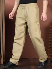Kotty Men Relaxed Easy Wash Cargos Trousers