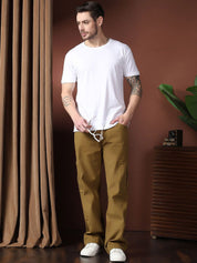 Kotty Men Relaxed Easy Wash Cargos Trousers