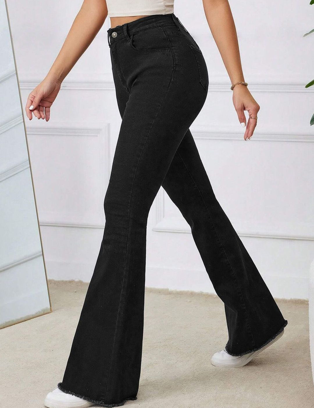 Kotty Women Bootilicious Bootcut High-Rise Stretchable Cotton Jeans