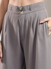 Kotty Women Original High-Rise Easy Wash Pleated Trousers