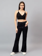 Kotty Women Solid V-Neck Top