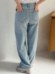 Kotty Women Jean Wide Leg High-Rise Stretchable Jeans
