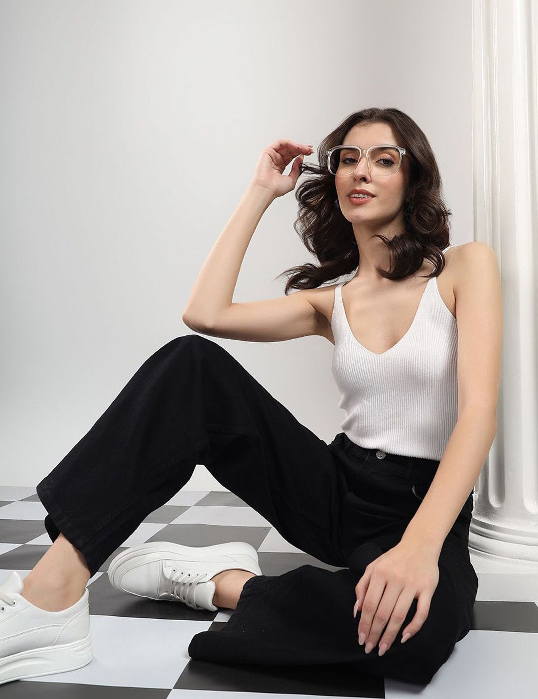 Kotty Women Flared High-Rise Jeans