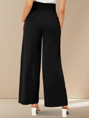 Kotty Women Straight Fit High-Rise Formal Trousers