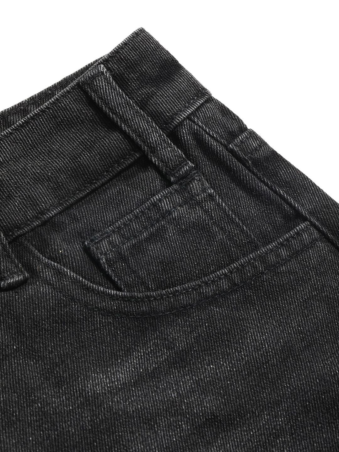 Kotty Women Solid High-Rise Denim Shorts