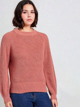 Kotty Women Long Sleeves Round Neck Pullover Sweater