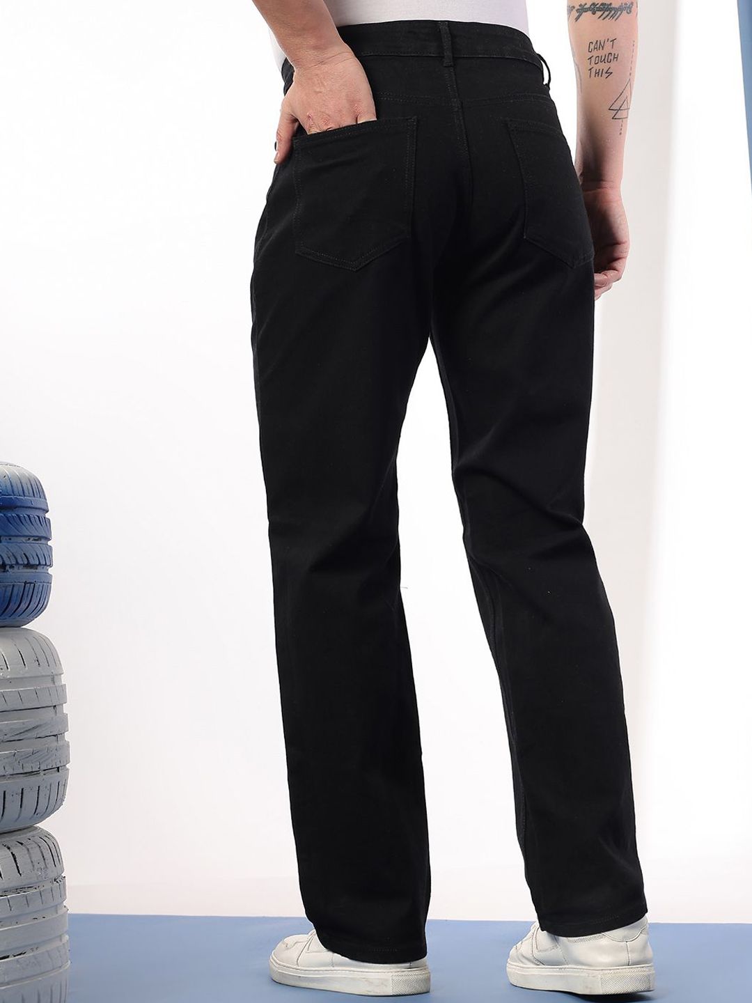 Kotty Men Comfort Regular Fit Mid-Rise Stretchable Jeans