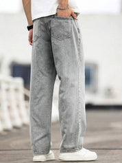 Kotty Men Relaxed Fit Mid-Rise Light Fade Stretchable Jeans