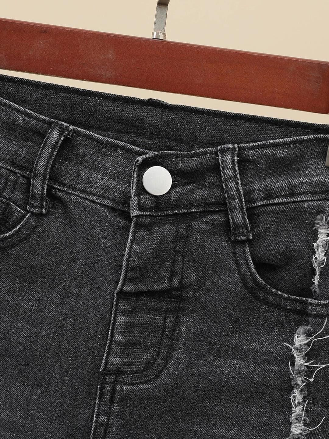 Kotty Girls Heavy Fade Stretchable Jeans