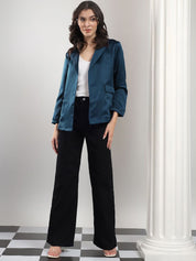 Kotty Notched Lapel Front Open Blazer