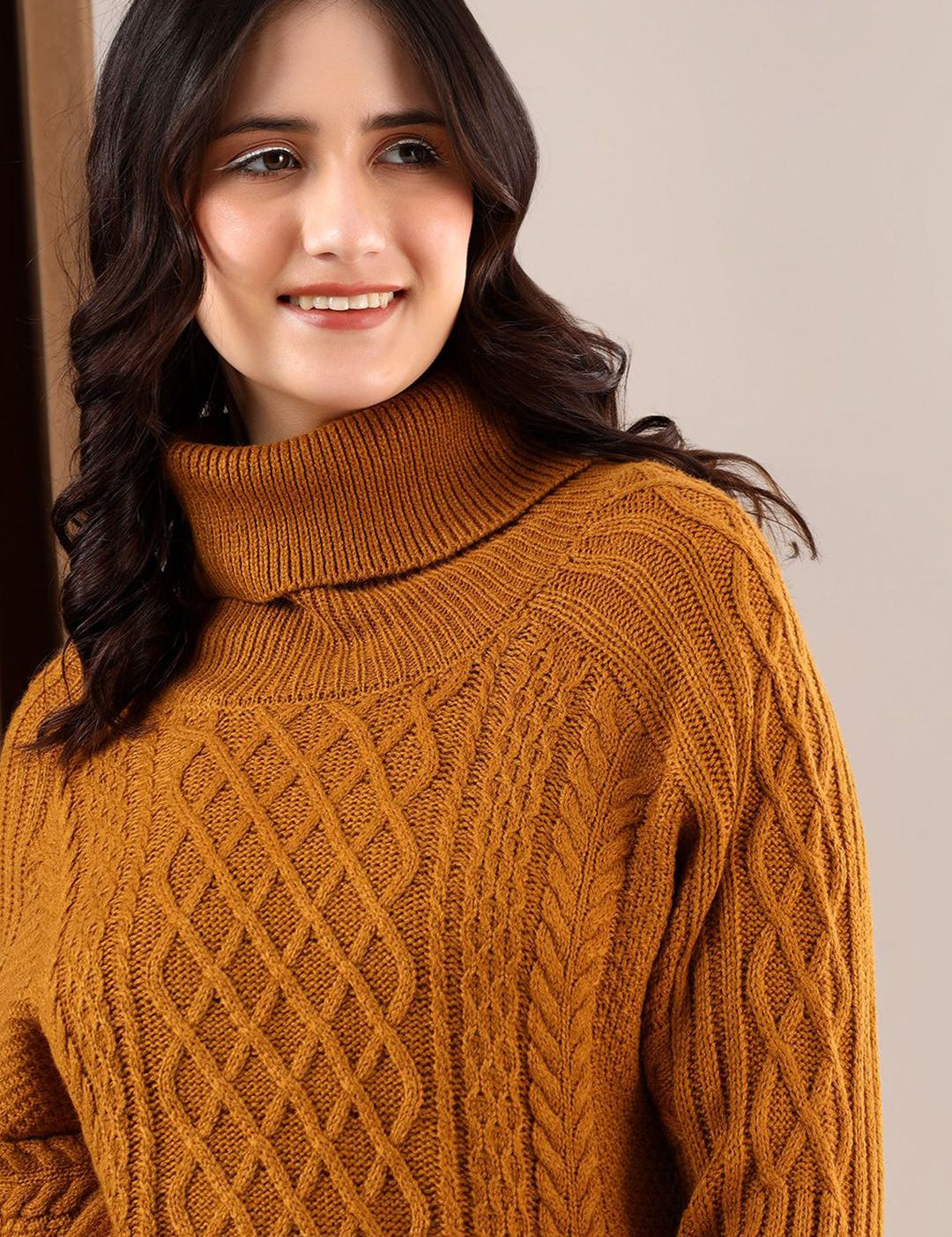 Kotty Women Cable Knit Pullover Sweater