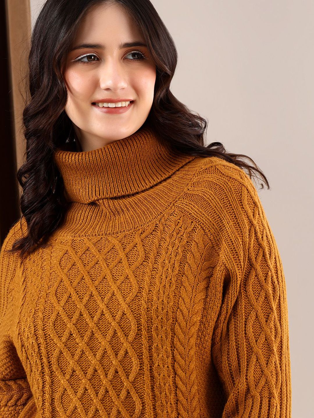 Kotty Women Cable Knit Pullover Sweater