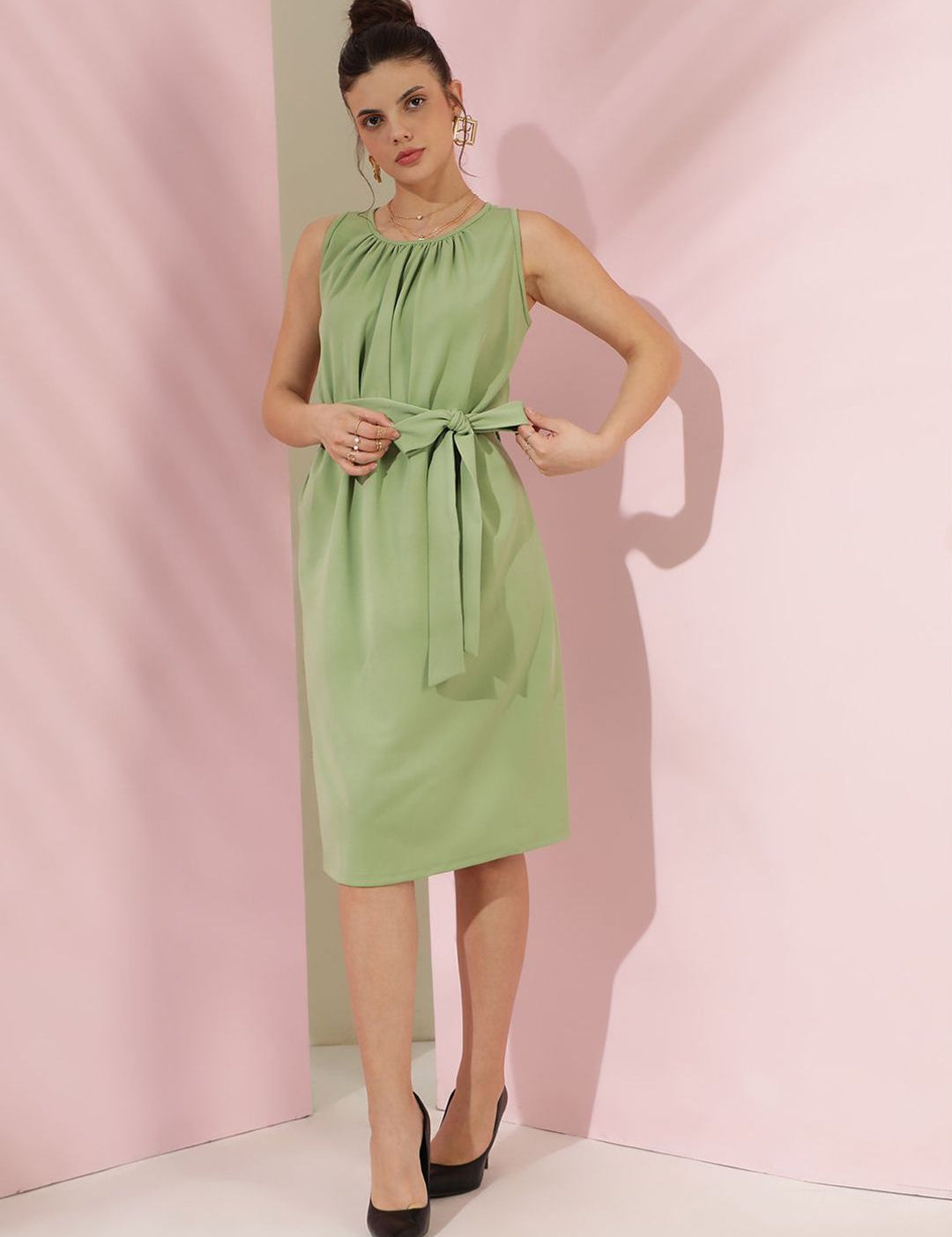 Kotty Women Sleeveless Fit & Flare Dress