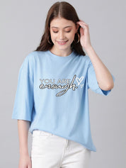 Kotty Women Typography Printed T-shirt