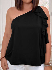 KOTTY One Shoulder Crepe Top