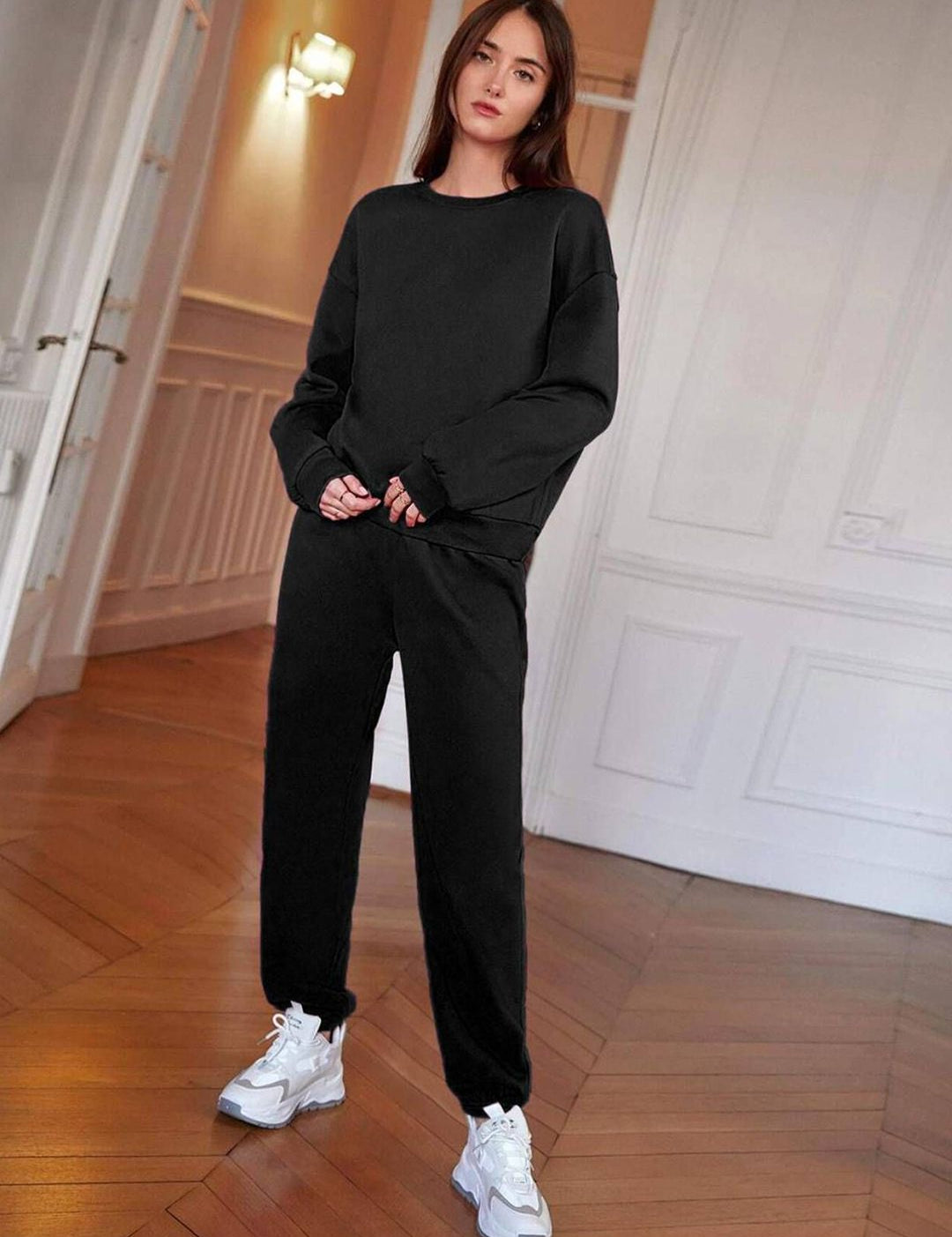 Kotty Round Neck Sweatshirt With Joggers Co-Ords