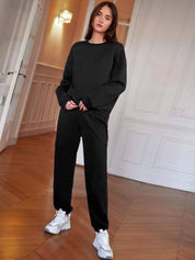 Kotty Round Neck Sweatshirt With Joggers Co-Ords