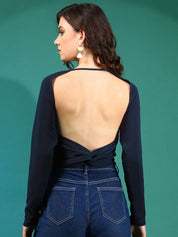 Kotty Women Solid Round Neck Top