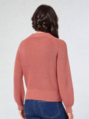 Kotty Women Long Sleeves Round Neck Pullover Sweater 