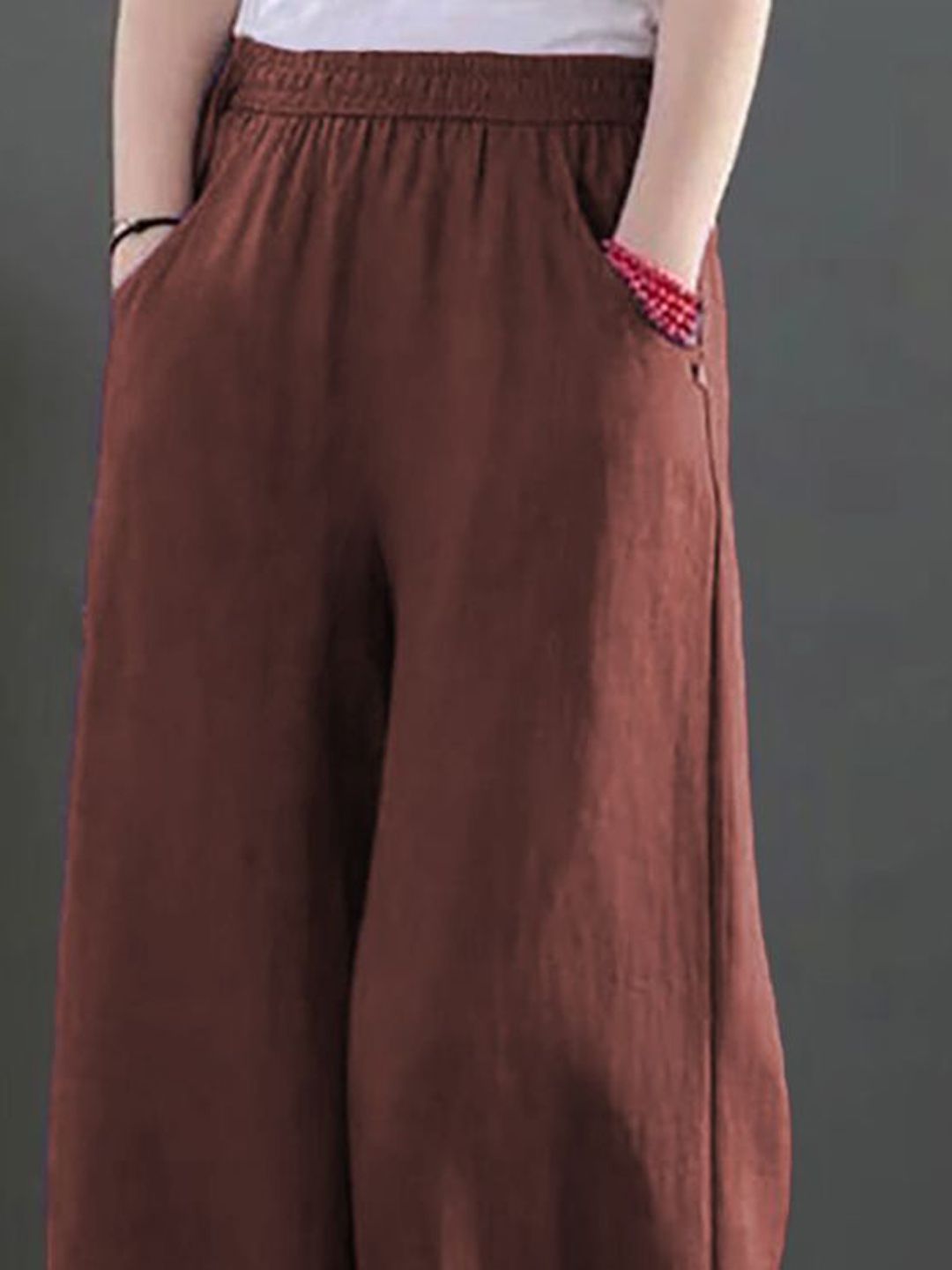 Kotty Women Loose Fit High-Rise Trousers