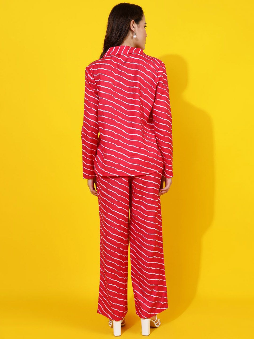 Kotty Abstract Printed Shirt With Trouser 