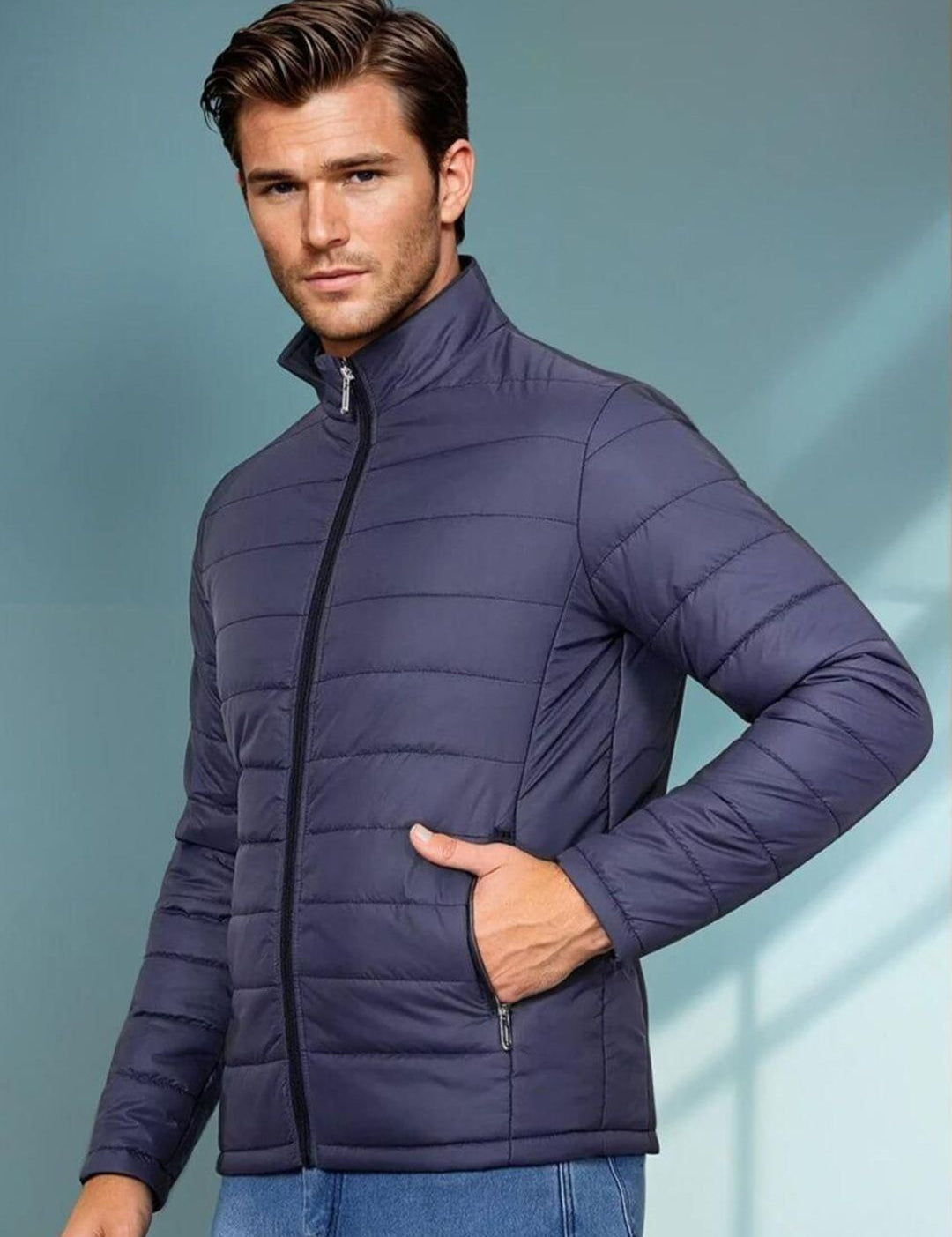 Kotty Men Mock Collar Puffer Jacket