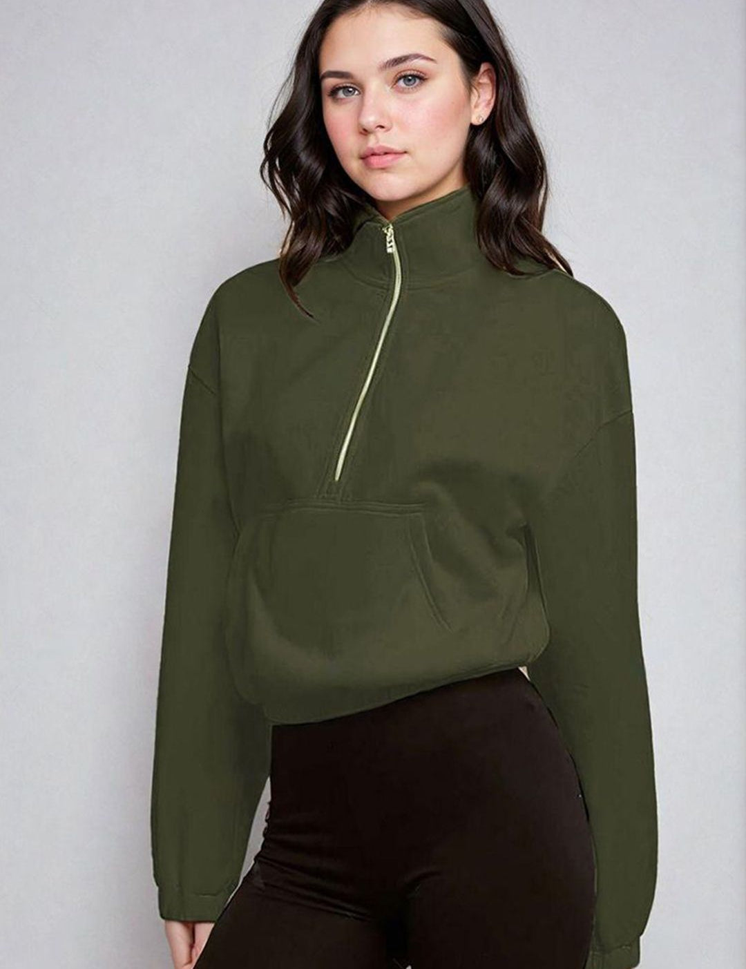 Kotty Women Turtle Neck Pullover Sweatshirt