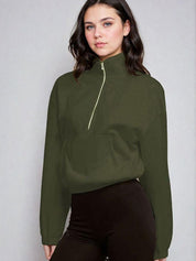 Kotty Women Turtle Neck Pullover Sweatshirt