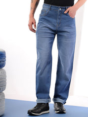 Kotty Men Comfort Fit Mid-Rise Stretchable Jeans